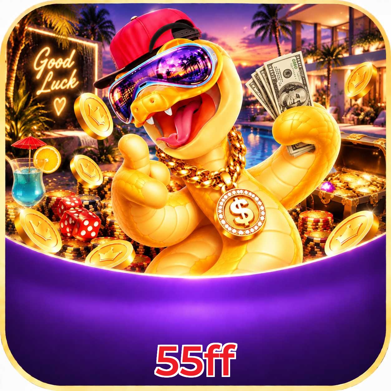 Grandes vitórias e jackpots pagos pela 55ff via PIX