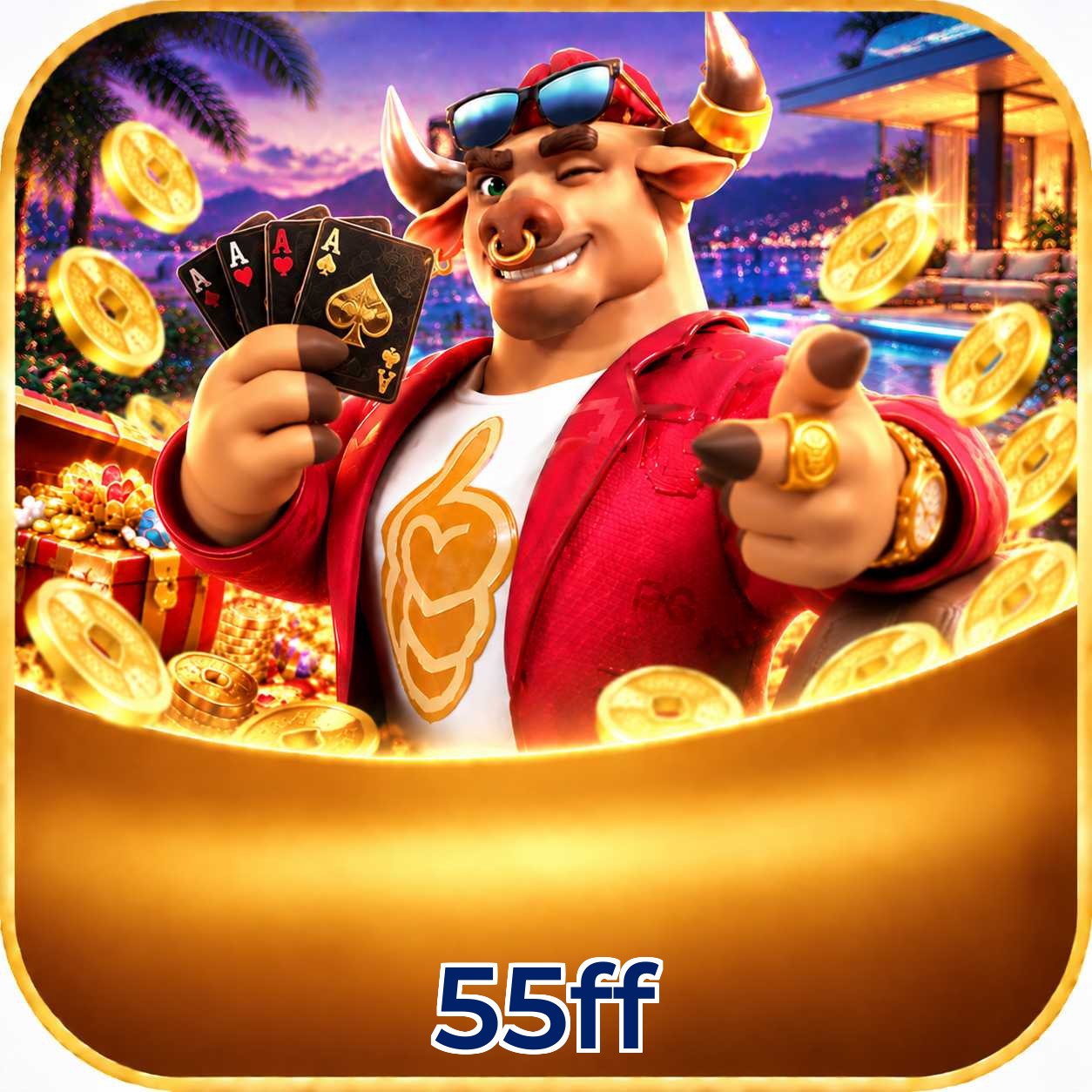 Comparativo do app 55ff versus navegador mobile